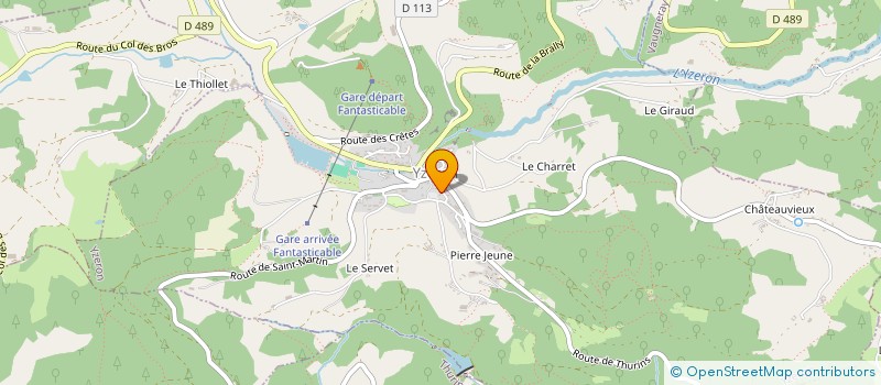 localisation de l'entreprise FLOTECH PISCINE ET SPA  YZERON