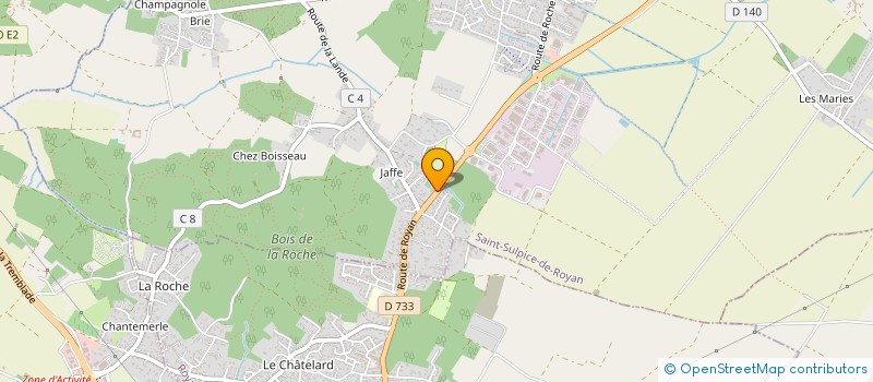 localisation de l'entreprise FLOTESCIA  SAINT-SULPICE-DE-ROYAN