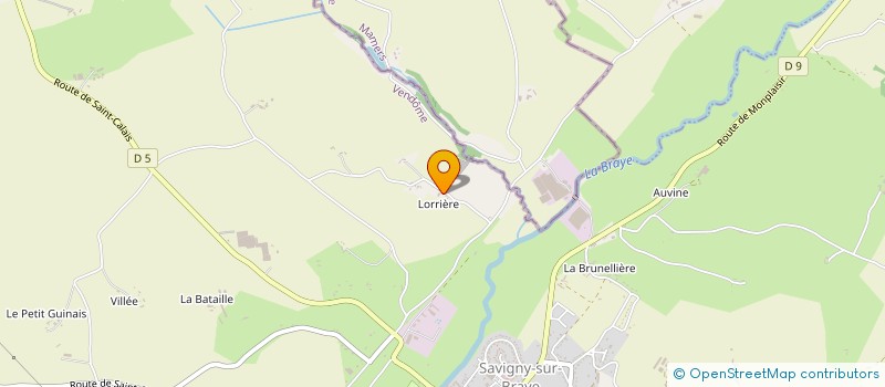 localisation de l'entreprise FLOTEX LIMITED à SAVIGNY-SUR-BRAYE