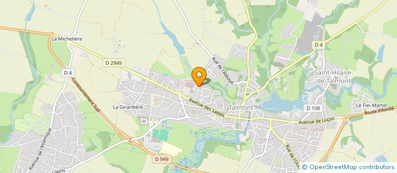 localisation de l'entreprise FLOTHE  TALMONT-SAINT-HILAIRE