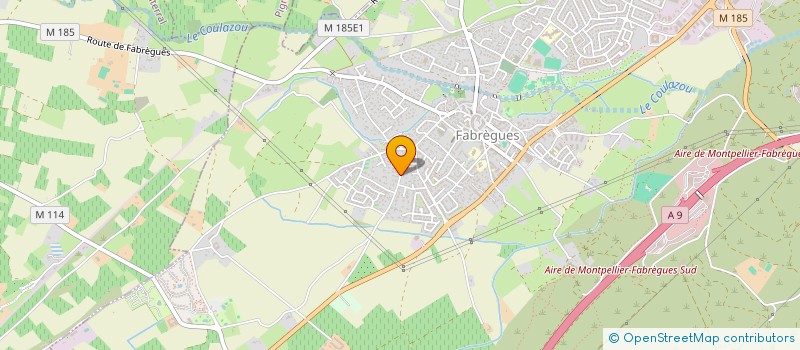 localisation de l'entreprise FLOTHY  FABREGUES