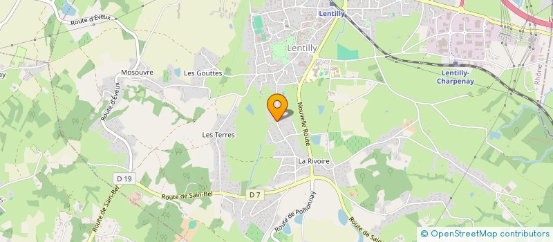 localisation de l'entreprise FLOTIPA  LENTILLY