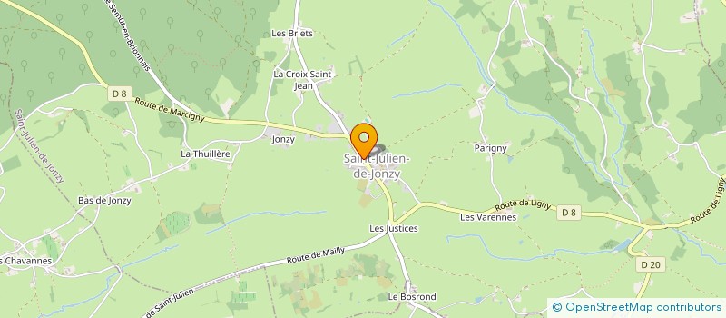 localisation de l'entreprise FLOTOF  SAINT-JULIEN-DE-JONZY