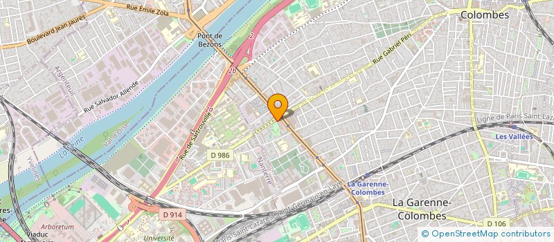 localisation de l'entreprise FLOTRANS EXPRESS  COLOMBES