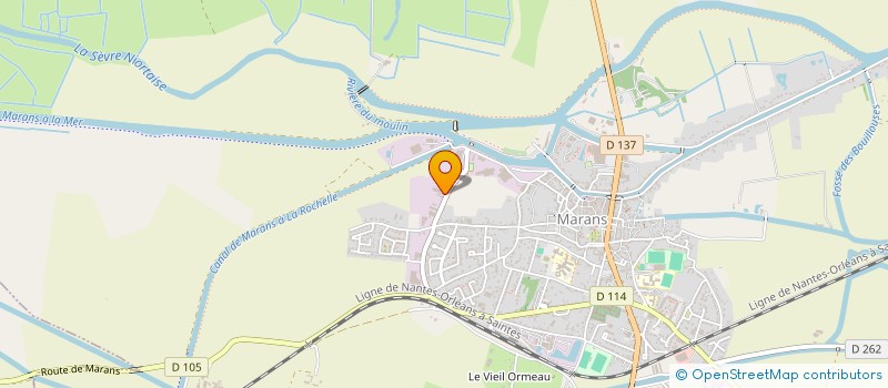 localisation de l'entreprise FLOTTE  MARANS