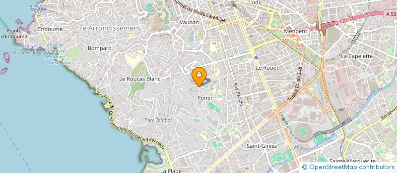 localisation de l'entreprise FLOTTE à MARSEILLE 8