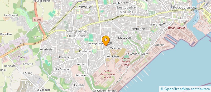 localisation de l'entreprise FLOTTE GUEPRATTE  BREST