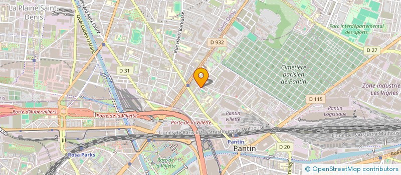 localisation de l'entreprise FLOTTE QUALITY  PANTIN