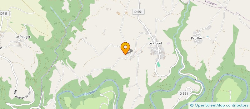 localisation de l'entreprise FLOTTES ET FILS  SAINTE-JULIETTE-SUR-VIAUR