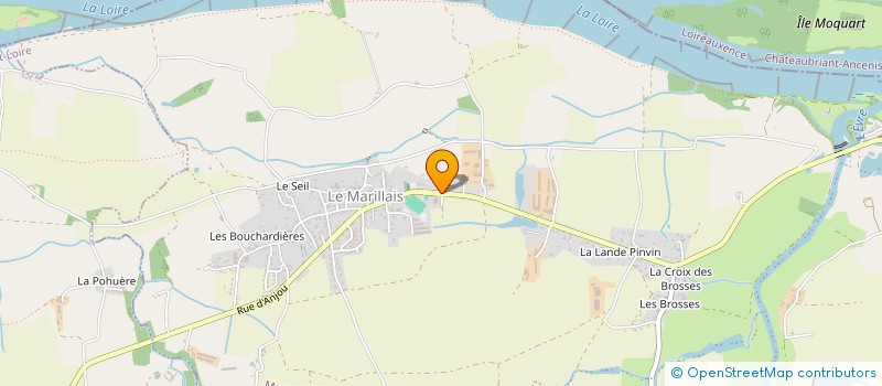 localisation de l'entreprise FLOTTEX à MAUGES-SUR-LOIRE
