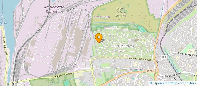 localisation de l'entreprise FLOTTILLE DUNKERQUOISE à DUNKERQUE