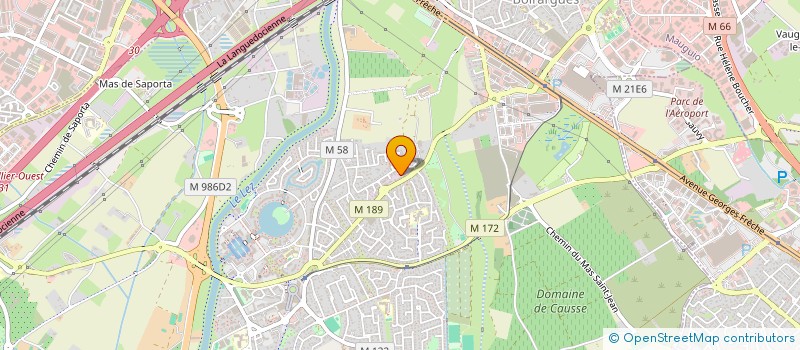 localisation de l'entreprise FLOU à LATTES