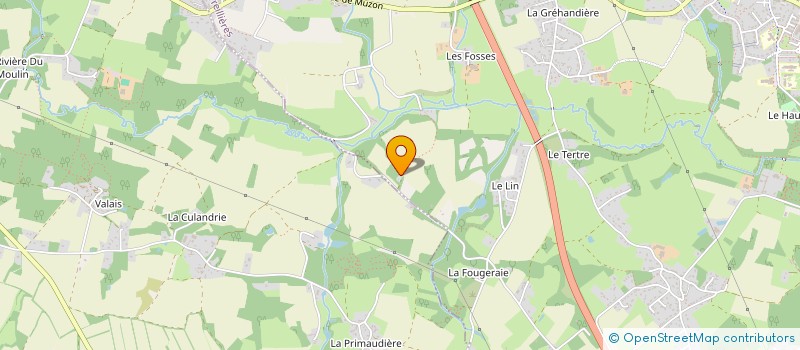 localisation de l'entreprise FLOUERAT  GRANDCHAMP-DES-FONTAINES