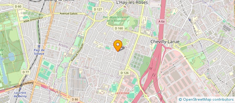 localisation de l'entreprise FLOUQUE  L'HAY-LES-ROSES