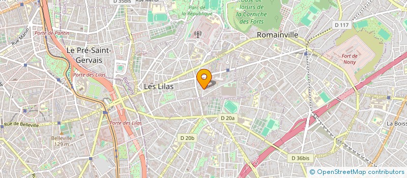 localisation de l'entreprise FLOUR EXPRESS à LES LILAS