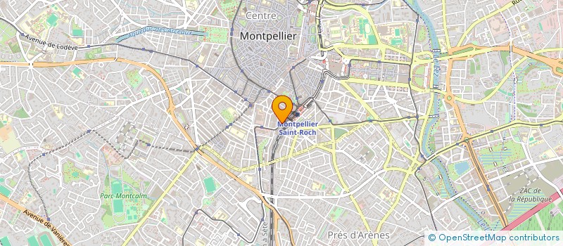 localisation de l'entreprise FLOUREN BRAZ IGNIERES à MONTPELLIER
