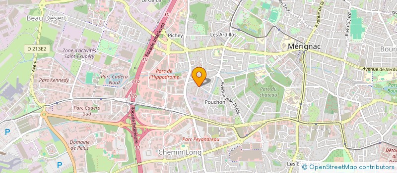 localisation de l'entreprise FLOUS LE GUEN INDIVISION  MERIGNAC