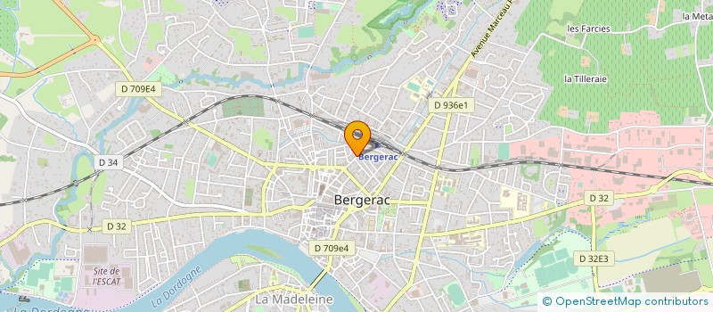 localisation de l'entreprise FLOUX à BERGERAC