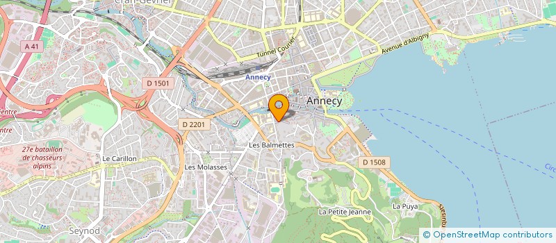 localisation de l'entreprise FLOUZ à ANNECY