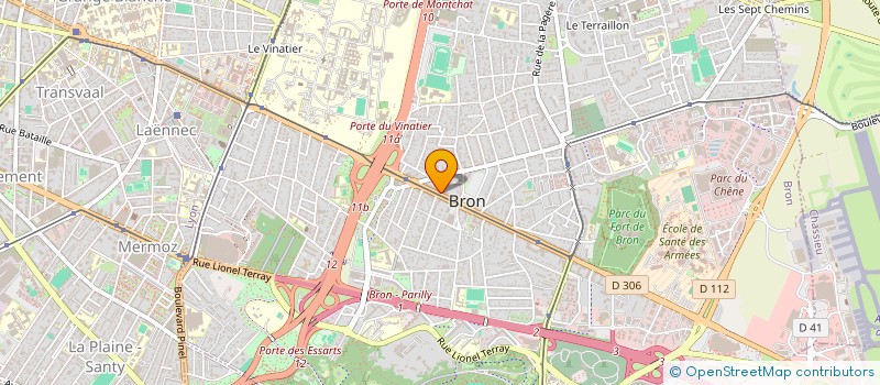 localisation de l'entreprise FLOVAL à BRON