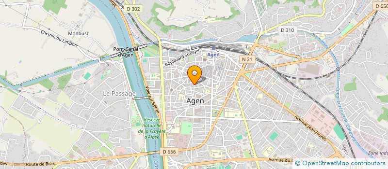 localisation de l'entreprise FLOVAL  AGEN