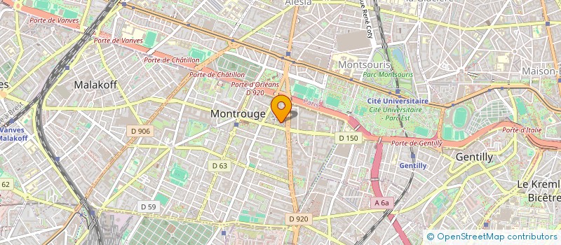 localisation de l'entreprise FLOVAL  MONTROUGE
