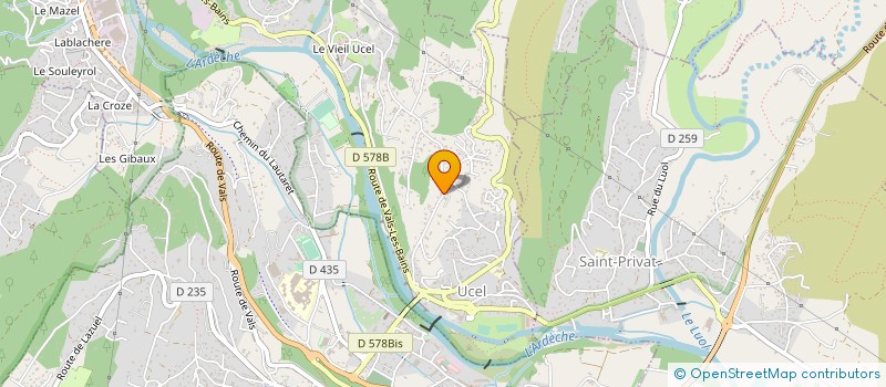 localisation de l'entreprise FLOVAS  UCEL