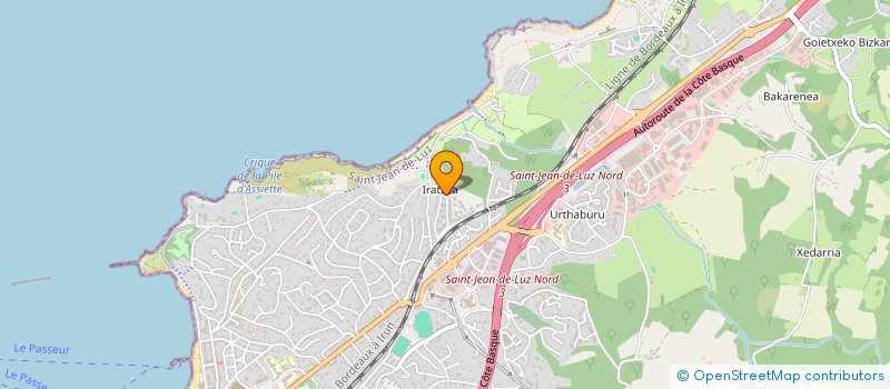 localisation de l'entreprise FLOVIGORA  SAINT-JEAN-DE-LUZ