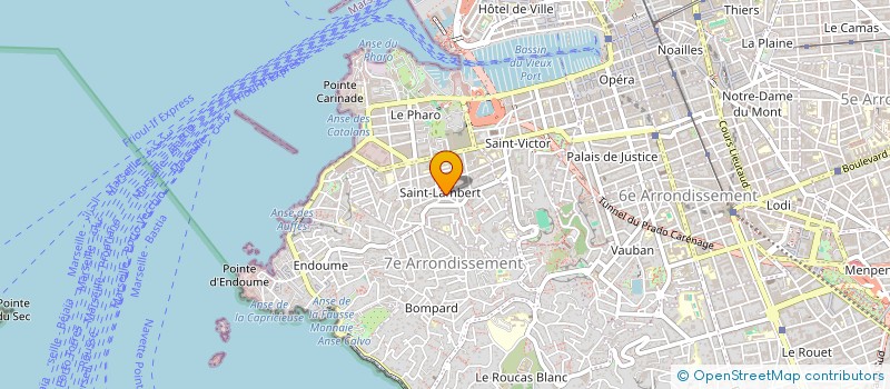 localisation de l'entreprise FLOVIN IMMOBILIER à MARSEILLE