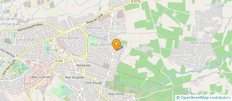 localisation de l'entreprise FLOVINE  PERPIGNAN