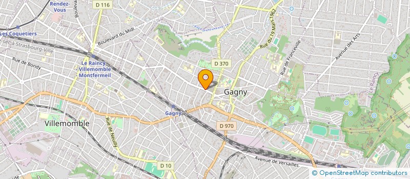 localisation de l'entreprise FLOVINEL à GAGNY