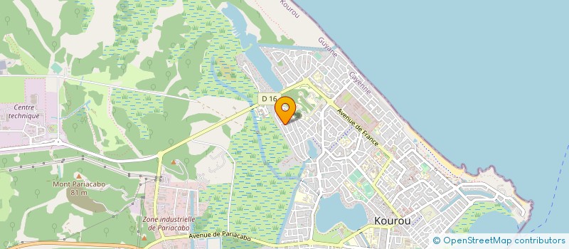 localisation de l'entreprise FLOVIO  KOUROU