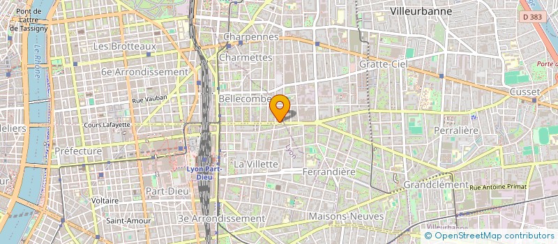 localisation de l'entreprise FLOW à LYON