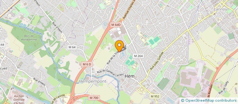 localisation de l'entreprise FLOW  HEM