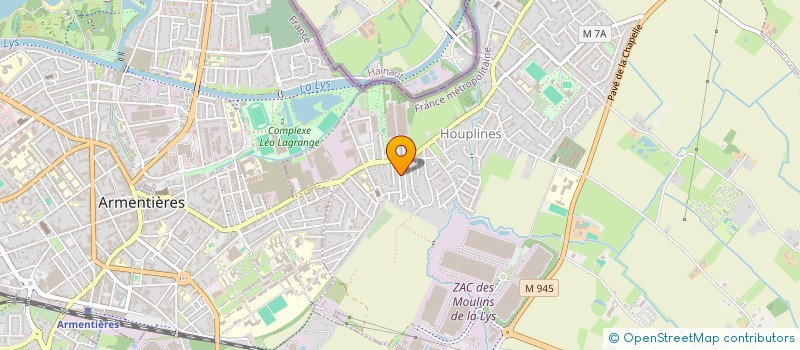 localisation de l'entreprise FLOW  HOUPLINES