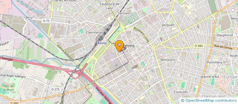 localisation de l'entreprise FLOW  REIMS