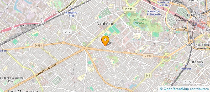 localisation de l'entreprise FLOW ALL AROUND  NANTERRE