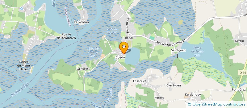 localisation de l'entreprise FLOW - ATELIER MARITIME COOPERATIF  LOCOAL-MENDON