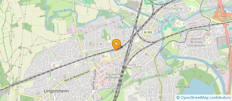 localisation de l'entreprise FLOW BIRDS à STRASBOURG