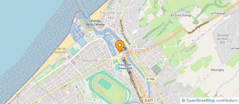 localisation de l'entreprise FLOW DEAUVILLE  DEAUVILLE