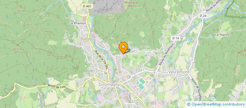 localisation de l'entreprise FLOW EVENTS à GIROMAGNY