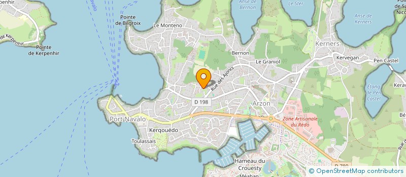 localisation de l'entreprise FLOW FOOD SUPPLEMENTS à ARZON