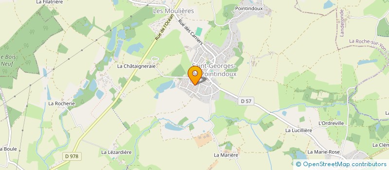 localisation de l'entreprise FLOW GESTION  SAINT-GEORGES-DE-POINTINDOUX