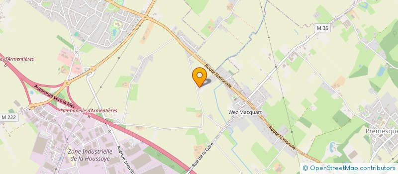 localisation de l'entreprise FLOW IMMO  LA CHAPELLE-D'ARMENTIERES