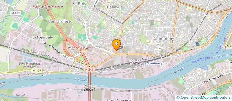 localisation de l'entreprise FLOW MARINE à NANTES