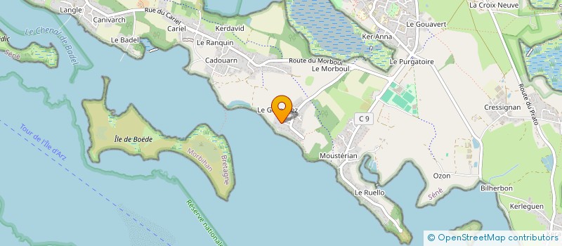 localisation de l'entreprise FLOW PILATES à SENE