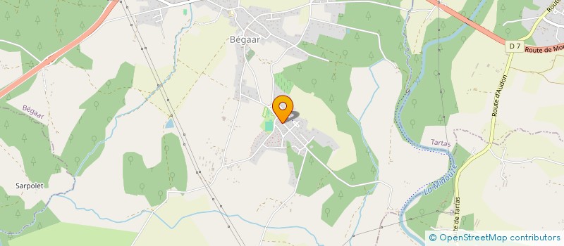 localisation de l'entreprise FLOW-QUALHY-2S  BEGAAR