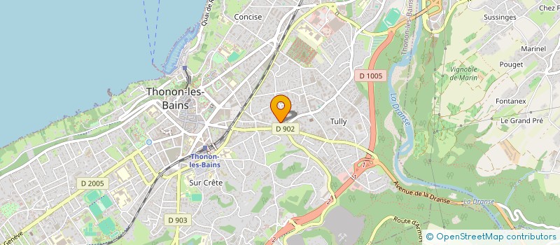 localisation de l'entreprise FLOW REALTY à THONON-LES-BAINS