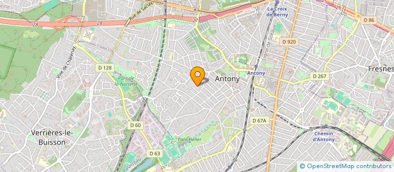 localisation de l'entreprise FLOW & SENSE à ANTONY