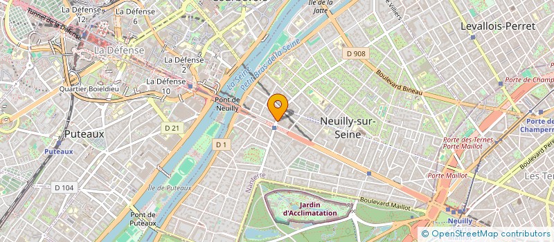 localisation de l'entreprise FLOWBIRD à NEUILLY-SUR-SEINE